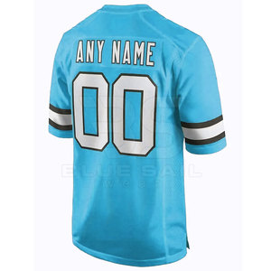 Maillot de football américain respirant avec logo brodé pour les sports d'équipe maillot de football américain pour les jeunes - Product Image 2