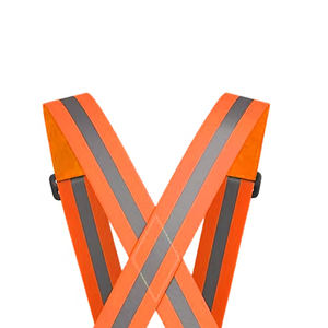 Cinturón de seguridad reflectante de alta visibilidad, correa elástica ajustable para la cintura para correr de noche, ciclismo, caminar, trotar - Product Image 4