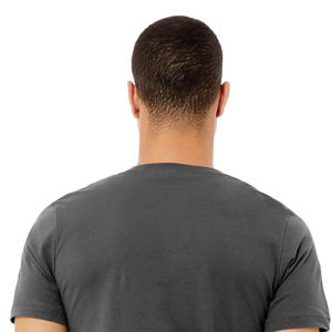 Camiseta de Jersey unisex con cuello en V-Asfalto, 100% algodón Airlume, 4,2 oz - Product Image 6