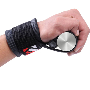 Bon marché Sangles de poignet Gym Fitness Logo personnalisé Sangles de soutien de poignet de haute qualité Prix de gros OEM personnalisé - Product Image 5