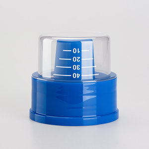 Tapa dosificadora de detergente para ropa, antideslizante, con rosca acanalada, para botella de suavizante de telas, impresión de logotipo personalizado, suministro de fábrica. - Product Image 2
