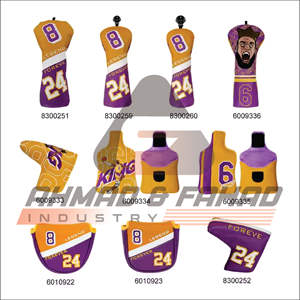 Custom Designed PU Leather Golf <b>Driver</b> Head Cover with Embroidered Logo High Quality <b>Headcovers</b> - Product Image 4