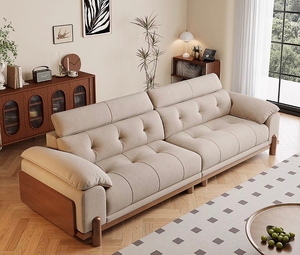 Colección de Sofás Modernos de Alta Gama para Hogares de Lujo con Estructura de Madera Sólida, Relleno de Plumas y Diseño de Confort Superior - Product Image 3