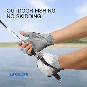 Fabricant en gros pakistanais meilleure vente gants de pêche demi-doigt gants de pêche demi-doigts sublimés personnalisés - Product Image 2