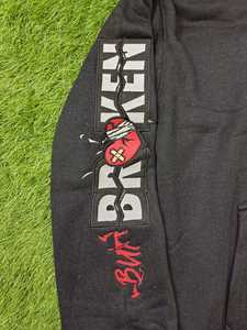 LOGO personnalisé hommes sweat à capuche zippé mode décontracté Patch travail visage intégral sweats à capuche zippés hauts sweat à capuche brodé zippé complet - Product Image 5