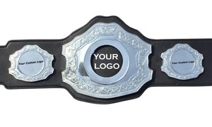 Cinturón de campeonato de cuero de Metal pesado personalizado 2025 para MMA Wrestling Boxing Karate-Accesorio profesional de artes marciales - Product Image 5