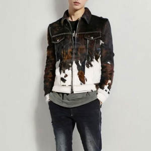 Veste en cuir de vache respirante coupe-vent Vente chaude Vêtements pour hommes Nouvelle mode Veste en cuir de vache pour hommes Veste d'hiver - Product Image 3