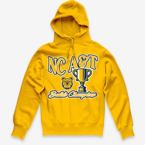 Carolina del Norte A & T Aggies Sudadera con capucha Bulldog Built Champions Collection Invierno Forrado Anti-retráctil Bordado Múltiples colores OEM - Product Image 3