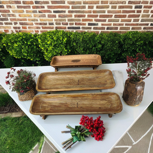 ชามใส่แป้งสวดภาวนาสีดำขนาดกลางชามใส่แป้งแกะสลักด้วยมือของตกแต่งบ้านที่วางตรงกลางของตกแต่งโบสถ์ของขวัญที่แกะสลักด้วยไม้มะม่วง - Product Image 4