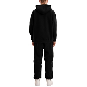 ชุดวอร์มสั่งทำพิเศษ ผ้าฝ้ายคุณภาพสูง ทรงโอเวอร์ไซส์ สตรีทแวร์เรียบง่าย ชุดวอร์มโอเวอร์ไซส์คุณภาพสูง ผลิตโดย HI 2026 - Product Image 5