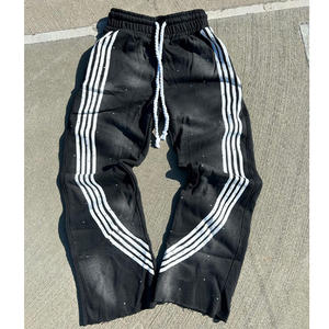 กางเกงขาบานและกางเกงขากว้างผ้าคอตตอนเนื้อนุ่มระบายอากาศได้ดีสำหรับ100% - Product Image 4