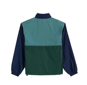 Chaqueta cortavientos para correr de poliéster con media cremallera para hombre, gran oferta de fábrica de la mejor calidad, tejido transpirable de invierno con logotipo impreso - Product Image 2