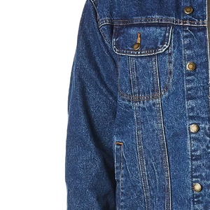 Chaqueta DE TRABAJO personalizada de alta calidad para hombre, vaquero lavado, cuello vuelto, cremallera frontal, algodón sólido, informal, transpirable, con botones - Product Image 5