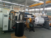 Machine entièrement automatique de stratification de revêtement thermofusible PUR pour la stratification de matériaux de chaussures Revêtement de colle thermofusible sur tissu non tissé