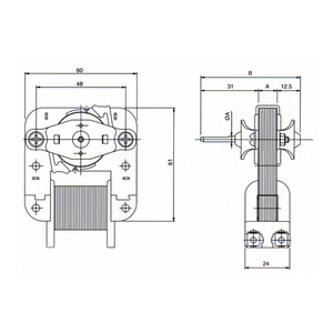 Robotech RM-01B2มอเตอร์ปั๊มสามเฟสความถี่60Hz 110 ~ 240V แรงดันไฟฟ้า AC ป้องกันการหยดที่เป็นแบบอย่าง - Product Image 2