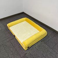 Meilleure Vente Lit Orthopédique XL en Mousse à Mémoire de Forme pour Chien et Chat, Luxe, Imperméable, Lavable, Écologique, Motif Uni Moderne