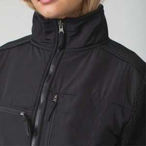 Veste en toile à fermeture éclair intégrale en sherpa polaire pour homme Col montant Coupe-vent respirant Vêtement d'extérieur vintage pour les aventures en plein air - Product Image 4