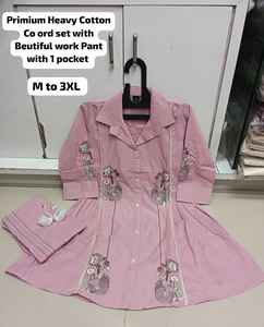 Ensemble de cordons en coton avec broderie complète au crochet, très confortable, fabricant en gros en Inde, ensembles de cordons pour femmes en Inde - Product Image 4