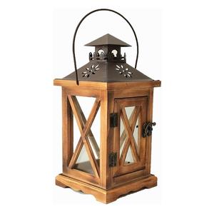 โคมไฟเทียนงานฝีมือทำจากไม้สำหรับตกแต่งบ้านที่สง่างามทันสมัยสำหรับการตกแต่งเทศกาลดิวาลีและเดือนรอมฎอน - Product Image 1