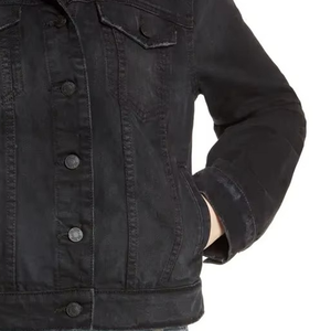 Chaqueta Vaquera Extra Grande Informal de Moda para Mujer, Chaqueta Vaquera con Capucha de Alta Calidad y Último Diseño para Mujer - Product Image 4