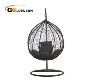 Prezzo di fabbrica struttura in acciaio di buona qualità esterno colorato <span class=keywords><strong>a</strong></span> forma di uovo <span class=keywords><strong>gabbia</strong></span> in rattan sedia sospesa <span class=keywords><strong>altalena</strong></span> - Product Image 2