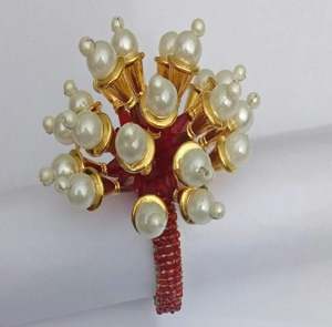 Anillos de Servilleta de Flores Ecológicos de Acrílico Estilo Antiguo para Bodas, Artesanía N S Tomar - Product Image 1