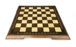 Échiquier en Noyer Massif avec Nacre 42 cm - 16,5 pouces - Product Image 6