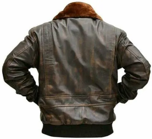 Veste en cuir de vachette véritable Hommes élégants Bomber Biker Coat Private Label OEM ODM Services Vêtements d'hiver Approvisionnement en vrac - Product Image 6