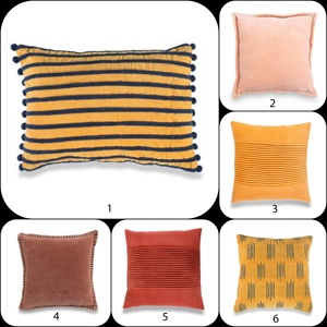 Decorative Handmade Eco Friendly Pillow <b>Cover</b> Sustainable Embroidered Velvet 50x50 Cm Indoor <b>Cushion</b> <b>Covers</b> - Product Image 5