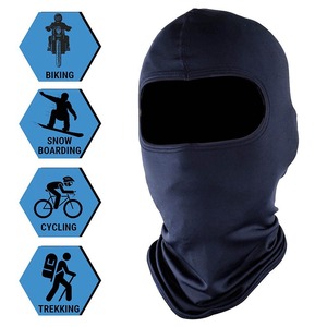 Verano cuero Spandex/poliéster pasamontañas esquí motocicleta ciclismo forro de cara completa gorra transpirable impermeable logotipo personalizado diario - Product Image 4