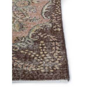 Vintage Beige <b>Brown</b> Hand Knotted <b>Wool</b> Rug for Home Use-for Living Hallway Entryway Teen's Bedroom Medallion Rectangle Puzzle - Product Image 4