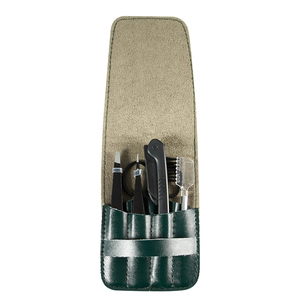 Juego de 7 Pinzas Profesionales de Acero Inoxidable para Cejas, con Punta Curva y Plana Oblicua, para Depilación de Cejas y Barba - Product Image 1