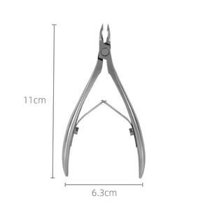 Manufacturers Beauty Products Scissor Shape Cuticle Nippers Cuticle Nippers Rubber Handle Cuticle Nippers - Product Image 2