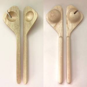 Ensemble de couverts en bois écologiques et élégants, vaisselle en bois naturel pour cuisines et cafés modernes - Product Image 6