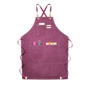 Canvas Chef Bib <b>Apron</b> Waterproof Woodworking <b>Aprons</b> Heavy Duty <b>BBQ</b> <b>Apron</b> Gift for Him - Product Image 2