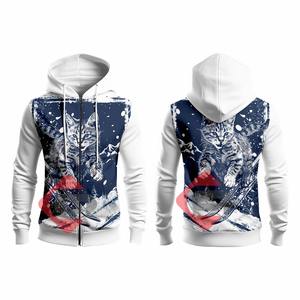 เสื้อมีฮู้ดพิมพ์ลายแบบสวมหัวโอเวอร์ไซส์สำหรับผู้ชายและผู้หญิงสไตล์ลำลองเปิดไหล่สำหรับฤดูหนาว - Product Image 5