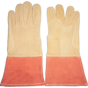 Guantes de soldadura TIG de alta calidad Guantes de cuero industriales de seguridad de fábrica de Pakistán para guantes de soldadura de trabajo - Product Image 1