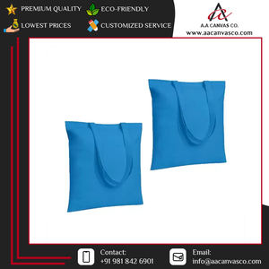 Bolsa de Compras de Lona de Algodón de Primera Calidad, Color Sólido, con Logotipo Personalizado, Fabricada con Experiencia y Conocimiento Profundo del Sector - Product Image 2