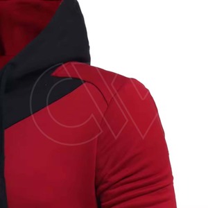 Sweat à capuche épais de haute qualité en polyester/coton molletonné, coupe classique, décontracté, pour homme, hiver 2024 - Product Image 5