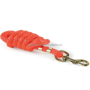 Solid Poly <b>Lead</b> Rope for Horses and Livestock 10 Foot <b>Long</b> and 5/8 Inch Thick Heavy Duty Cotton Horse <b>Lead</b> Ropes - Product Image 6