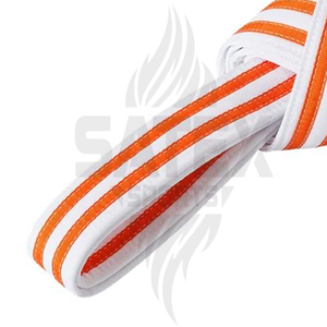 เข็มขัดคาราเต้แบบถักลายมุก คุณภาพสูง สำหรับผู้ใหญ่ 男女  พร้อมโลโก้สั่งทำ - Product Image 6