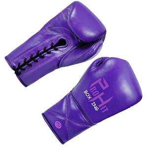 Gants de boxe d'arts martiaux unisexe couleur unie vêtements d'entraînement gants de kickboxing gagnants antidérapants poignées sparring - Product Image 6