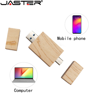 무료 사용자 정의 로고 나무 USB-C 2.0 <span class=keywords><strong>4</strong></span>-128GB 플래시 드라이브 로고 조각 Type-C USB 메모리 스틱 메이플 월넛 선물 사업 - Product Image 5