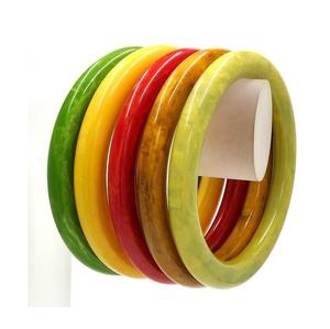 Fancy Elegant Resin Bangles for Women Contemporary Styling Waterproof Fashion Jewelry for Business Gifts Occasions Custom Colors - Product Image 1