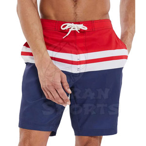 Gran oferta 100% pantalones cortos de playa de algodón para hombre, nuevos pantalones cortos de playa de patrón sólido hechos a medida con servicio OEM - Product Image 1