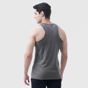 Débardeur sans manches pour hommes 100% coton tricoté respirant personnalisé pour le sport, le fitness et la musculation - Product Image 2
