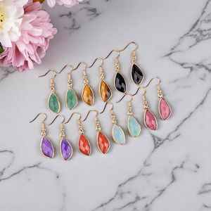 ต่างหู925สีเงินสเตอร์ลิงรูปหัวใจประดับอัญมณีหลายเม็ดแบบธรรมชาติบาฮามาสขายส่งจำนวนมาก - Product Image 6