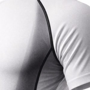 Camiseta de Compresión para Hombre de Primera Calidad, Manga Corta, Ropa Deportiva, Transpirable, Elástica, para Gimnasio, Suministro al por Mayor, Precio de Fábrica - Product Image 5