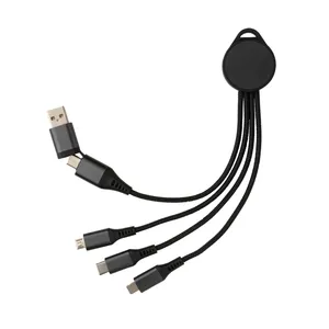 Cable de Tierra 6 en 1 de Aluminio Reciclado, Accesorios Sostenibles para la Gestión de Cables - Product Image 1