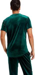 Camisetas de Hombre de Moda, Nuevas, de Invierno, de Manga Larga, Ajustadas, de Color Sólido, de Terciopelo, Extra Grandes, Personalizadas, de Secado Rápido - Product Image 3